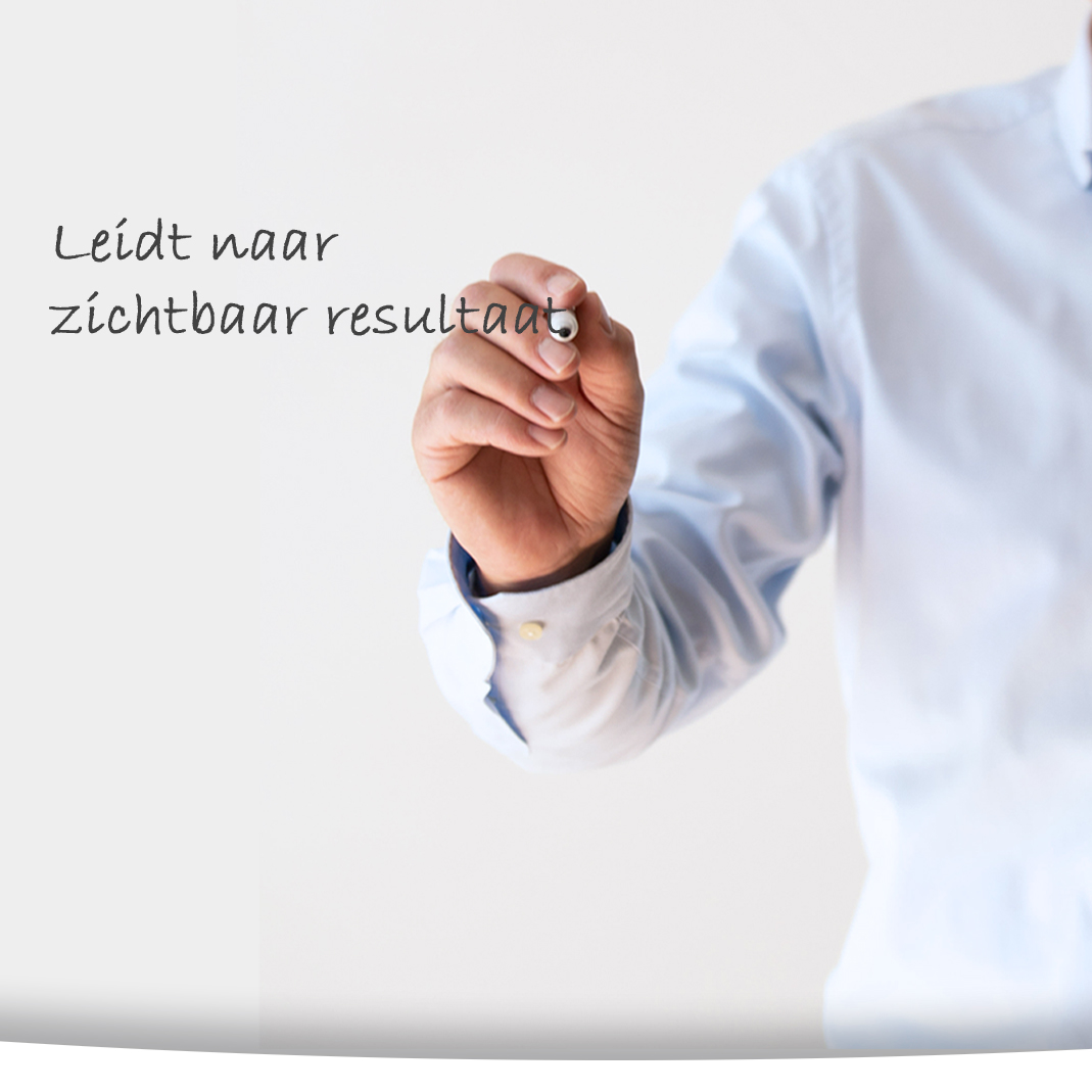 Leidt naar zichtbaar resultaat